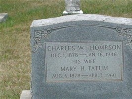 Mary H Tatum Thompson
