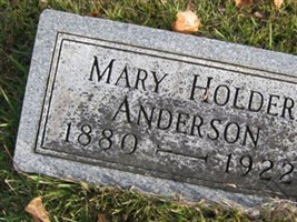 Mary Holder Anderson Mary Holder Anderson