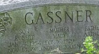 Mary I. Lowe Gassner Mary I. Lowe Gassner