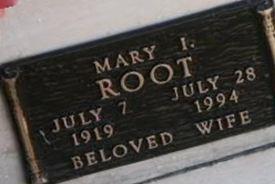 Mary I Root