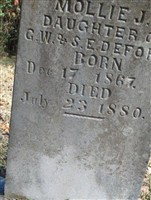 Mary J. "Mollie" DeFord Mary J. "Mollie" DeFord