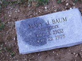 Mary J Yoder Baum