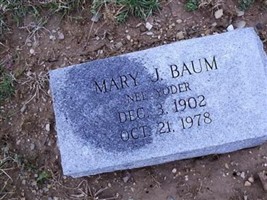 Mary J Yoder Baum Mary J Yoder Baum