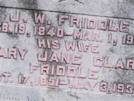 Mary Jane Clark Friddle