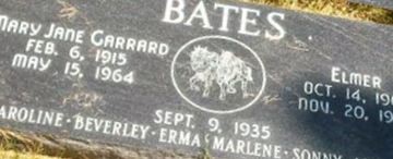 Mary Jane Garrard Bates