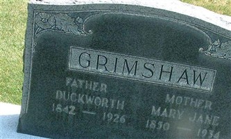 Mary Jane Grimshaw Mary Jane Grimshaw