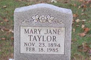 Mary Jane Hudgins Taylor