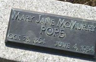 Mary Jane McMurry Pope