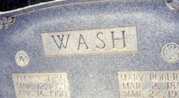 Mary Jane "Molly" Roberts Wash Mary Jane "Molly" Roberts Wash