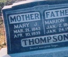 Mary Jane Sharp Thompson