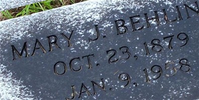 Mary Jane Wilson Behling Mary Jane Wilson Behling