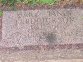 Mary Janet Fredrickson