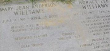 Mary Jean Anderson Williams