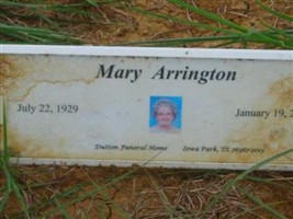Mary Jennings Arrington Mary Jennings Arrington