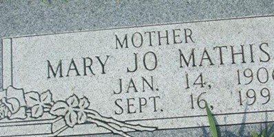 Mary Jo Mathis Mary Jo Mathis
