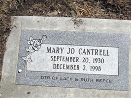 Mary Jo Reece Cantrell Mary Jo Reece Cantrell