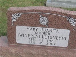 Mary Juanita Winfrey Luginbyhl Mary Juanita Winfrey Luginbyhl