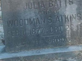 Mary Julia Batts Atkinson Mary Julia Batts Atkinson