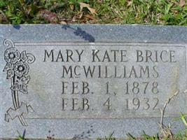 Mary Kate Brice McWilliams