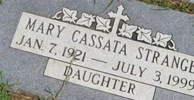 Mary Katherine Cassata Strange Mary Katherine Cassata Strange