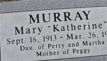 Mary "Katherine" Murray