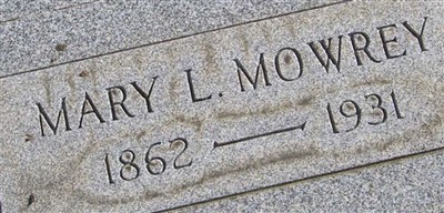 Mary L Mowery Mary L Mowery