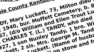 Mary L Tandy Mary L Tandy