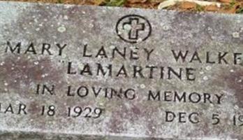 Mary Lancy Walker Lamartine