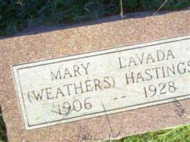 Mary Lavada Weathers Hastings