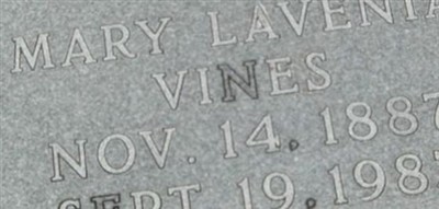 Mary Lavenia Vines