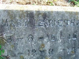 Mary Lessie Thomas Mary Lessie Thomas