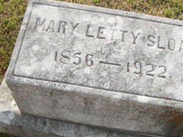 Mary Letty Sloan