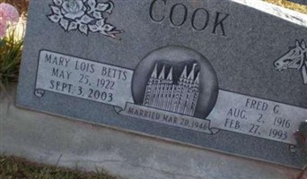 Mary Lois Betts Cook Mary Lois Betts Cook