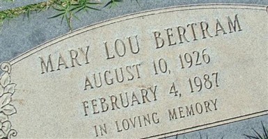 Mary Lou Bertram