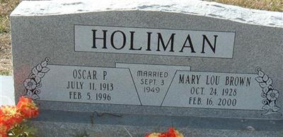 Mary Lou Brown Holiman