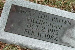 Mary Lou Brown Willingham