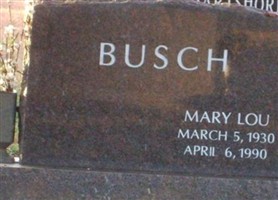 Mary Lou Busch Mary Lou Busch