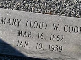 Mary (Lou) W. Cook