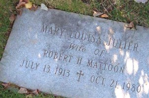 Mary Louisa Julier Mattoon