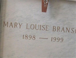 Mary Louise Branson Mary Louise Branson
