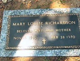 Mary Louise Richardson