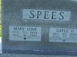 Mary Love Spees