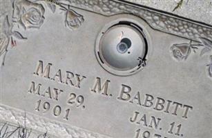 Mary M Babbitt