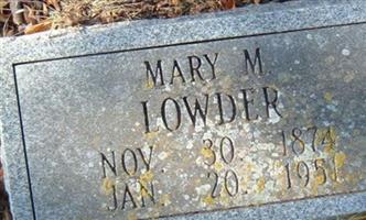 Mary M. Lowder Mary M. Lowder