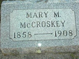 Mary M McCroskey Mary M McCroskey