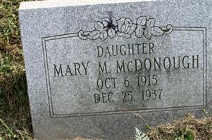 Mary M Mcdonough