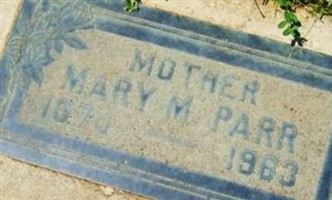 Mary M. Parr Mary M. Parr