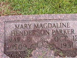 Mary Magdaline Henderson Parker