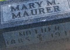 Mary Mathilda Trunck Maurer Mary Mathilda Trunck Maurer