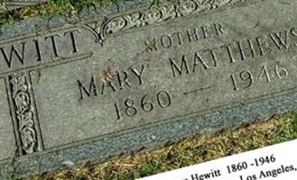 Mary Matthews Hewitt